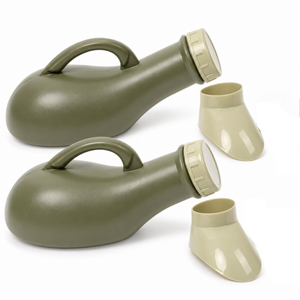 Unisex Urinal Bottle 1L Men & Women Spill-Proof Funnel Portable Bed Car Travel
