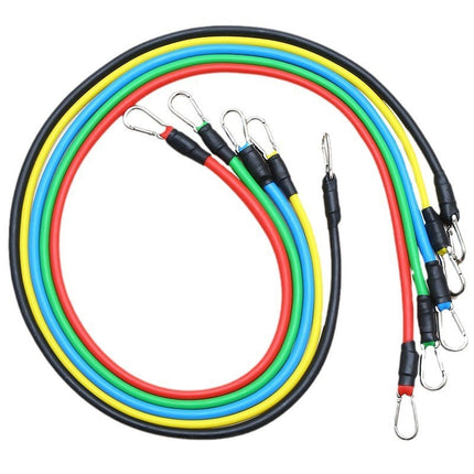 11PC Resistance Bands Set for Workout Exercise CrossFit Fitness & Yoga Training