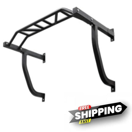 Multi Grip Door Pull Up Bar Wall Mounted Chin Up Heavy Duty Home Gym Station