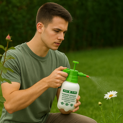 1L Hand Pump Garden Pressure Sprayer Portable Chemical & Weed Spray Bottle