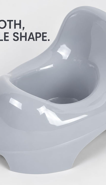 Toddler Potty Training Chair Baby Toilet Trainer Easy Clean Grey Easy Clean