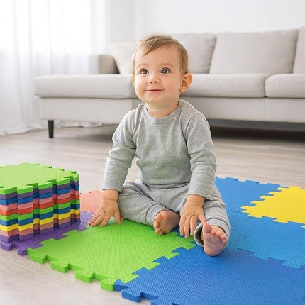 Eva Foam Mat Gym Floor Mats Foam Yoga & Play Thick Interlocking Tiles 30x30cm