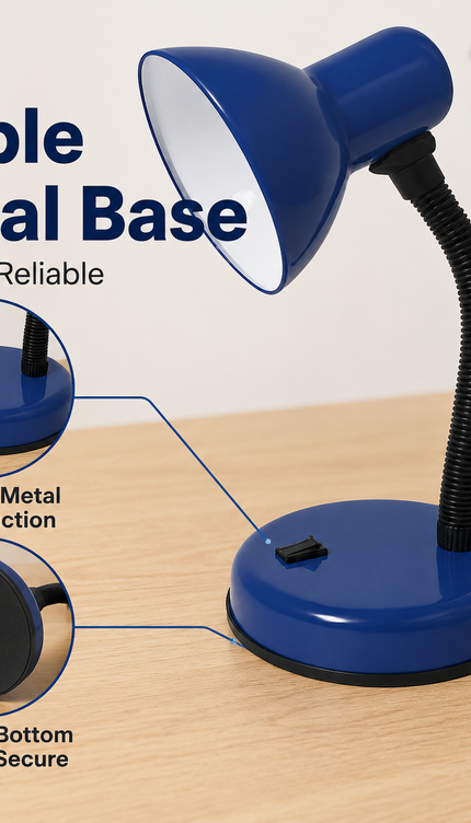 Flexible Neck Study Desk Lamp E27 40W