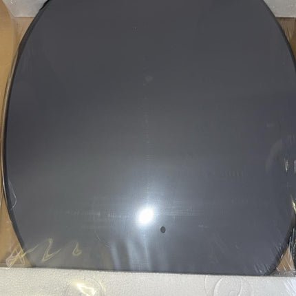 18" Universal MDF Bathroom Toilet Seat Grey Easy Fit WC Seat with Fittings