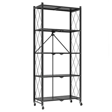 Folding Shelf Storage Portable Rack Shelves Garage Kitchen Warehouse Pantry Shed