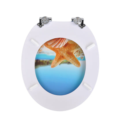 18" UNIVERSAL BATHROOM TOILET SEAT WOODEN EASY FIT WC SEAT WITH FITTINGS