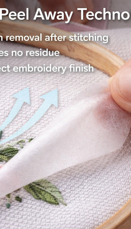 Embroidery Sewing Trick Film Roll  Backing Stabilizer 300m x 50cm