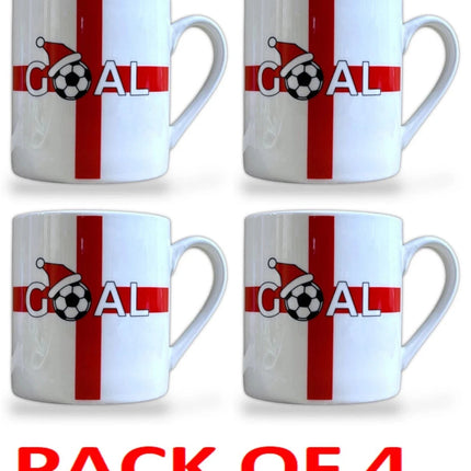 England Football Mugs – 4 Pack