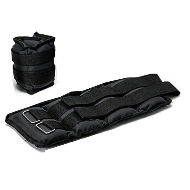 2kg Black Ankle & Wrist Weights Straps-2PCS