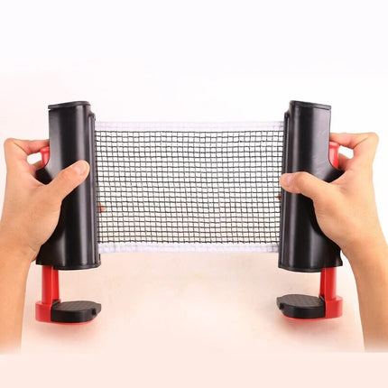 Retractable Table Tennis Net Set Portable Ping Pong Replacement Indoor Game