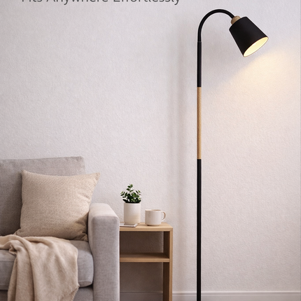 Metal Floor Lamp Reading Standing Bright Living Room Work Office Study Light