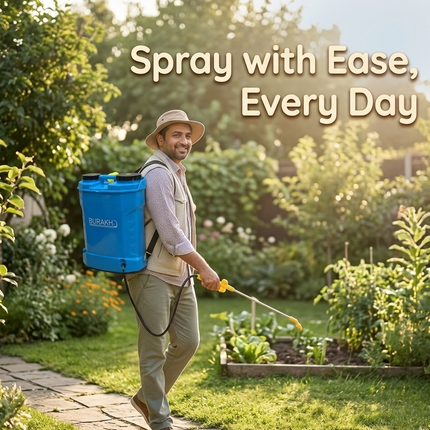 20L Knapsack Sprayer Backpack High Pressure Manual Garden Weed Killer Sprayer