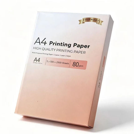 A4 Printer Paper White 80gsm Multipurpose 500 Sheets Inkjet Laser 1 Ream