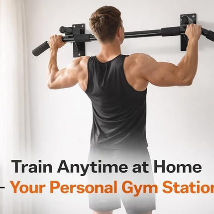 Pull Up Bar Wall Mounted Heavy Duty Chin Up Bar Foam Padded Grips for Home Gym