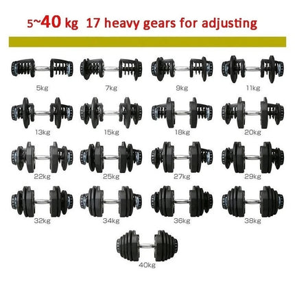 Adjustable Quick Dial Dumbbell