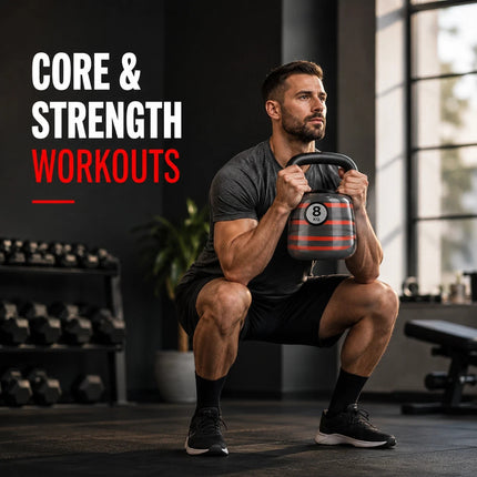 Adjustable Kettlebell Water Fillable Weight Home Gym Fitness Training Workout