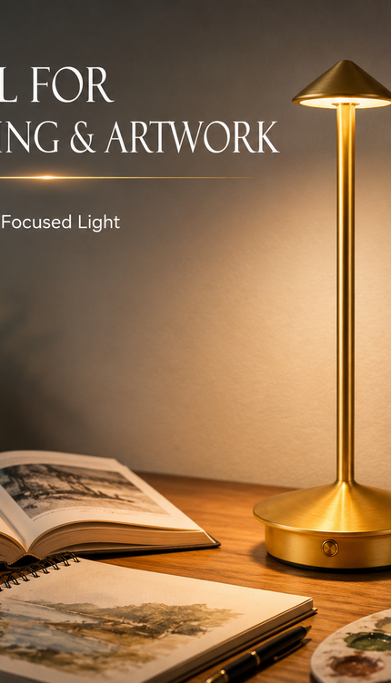 Cordless Rechargeable LED Table Lamp – Dimmable, 3 Light Modes