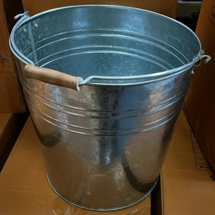18L Galvanised Metal Bucket