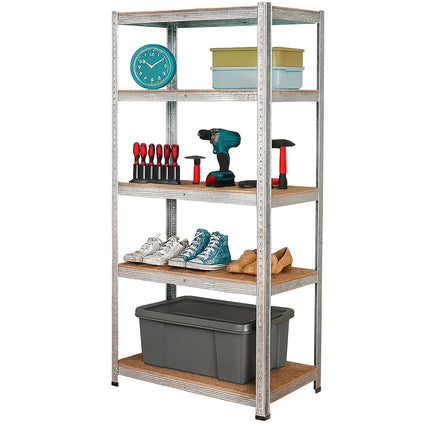 5-Tier Galvanised Storage Racks – 3 Pack