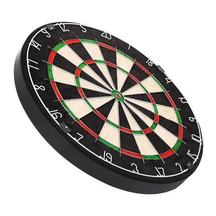18" Bristle Dartboard Set With 6 x 18g Darts Round Wire Spider Jute Dart Board