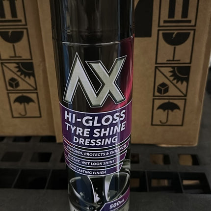 Tyre Shine Spray 500ml High Gloss Wet Look Car Tyre Dressing - Auto Extreme