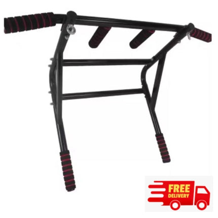 Pull Up Bar Wall Mounted Chin Up H Duty Power Tower Dip Station Multifunctional