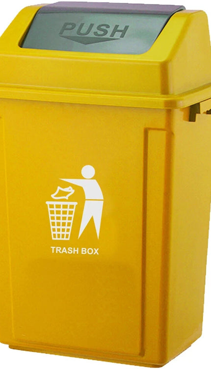 Large Swing Lid Recycling Bin for Kitchen & Home
