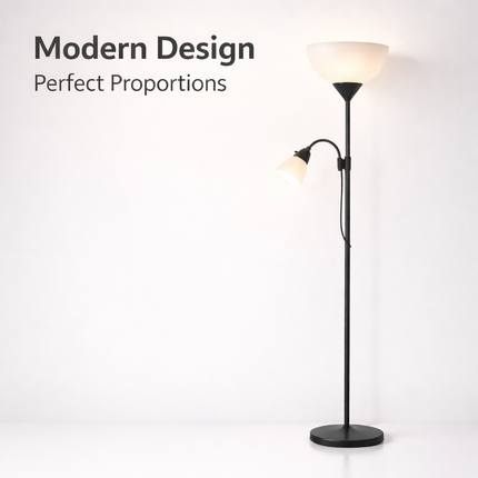 Adjustable Floor Lamp Modern Standing Light for Living Room Bedside Study Room