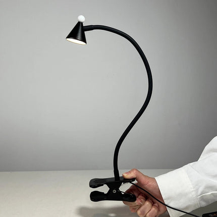 LED Desk Lamp Clip On Reading Light 3W Eye Care Flexible 10 Brightness Levels