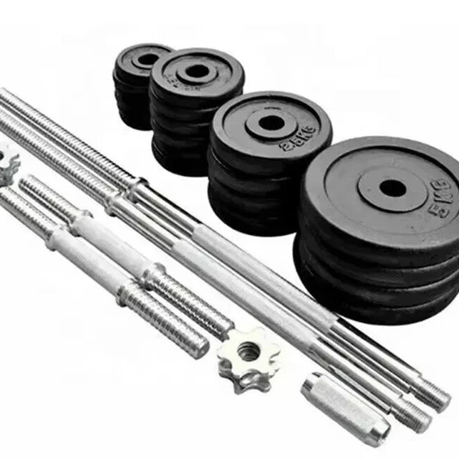 50kg Adjustable Dumbbell & Barbell Set