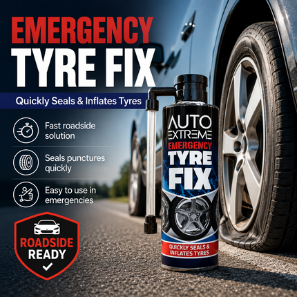 Instant Tyre Fix Spray 300ml Car Puncture Sealer