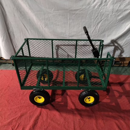 Garden Trolley TRAILER Deluxe High Sided Cart 500kg H Duty Festival Camping LARG