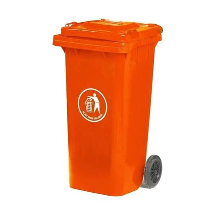 Outdoor Wheelie Bin Trash Can 100L/120L EN840 Large Rubbish Waste Dustbin