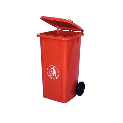 Outdoor Wheelie Bin Trash Can 100L/120L EN840 Large Rubbish Waste Dustbin