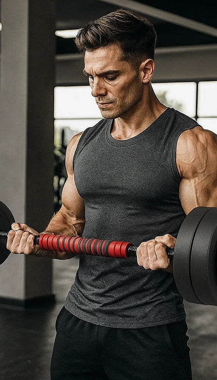 40KG Adjustable Dumbbell & Barbell Weight Set Home Gym