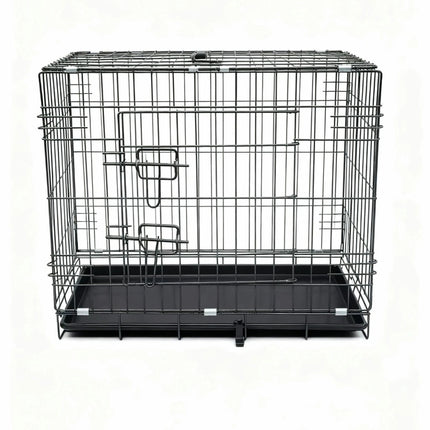 48" Strong Metal Dog Crate Pet Carrier Cage with Removable Tray for Dogs & Cats