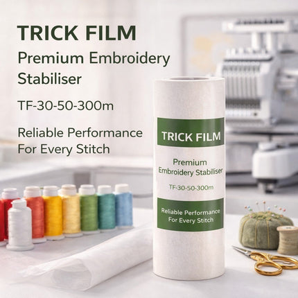 Embroidery Sewing Trick Film Roll  Backing Stabilizer 300m x 50cm