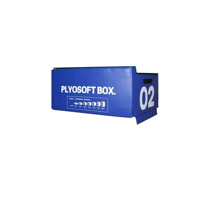 Soft Plyometric Jump Box 30cm Stackable Foam Gym Fitness Training Equipment Blue