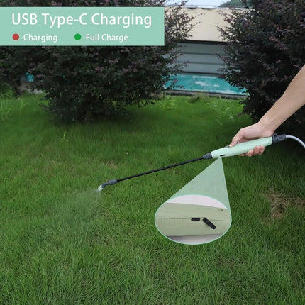Electric Wand Sprayer With 5m Hose & Nozzles Battery Powered Rechargeable Wand