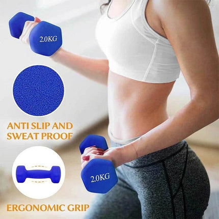 Neoprene Dumbbell Set Pair