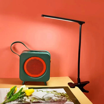 USB Clip-On LED Desk Lamp Flexible Adjustable Reading Light Bedside Night Lamp