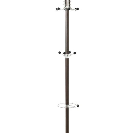 Freestanding Coat Rack Marble Base Stand Jacket Clothes Umbrella Garment Hanger