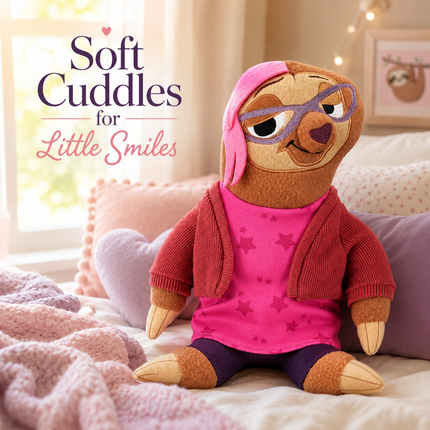 Disney Zootopia Priscilla Cuddly Plush Kids Children Soft Toy Sloth Teddy 26cm