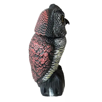 Hawk Owl Heron Decoy Bird Pest Control Cat Repeller Pond Garden Scare Ornament