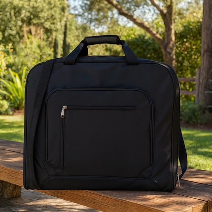 Large Garment Bag Foldable Travel Cover Black Premium Storage Suit Carrier