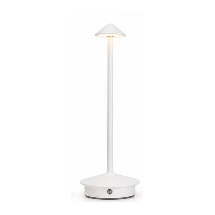 Cordless LED Table Lamp USB-C Rechargeable Dimmable Metal Light 3 Colour Modes