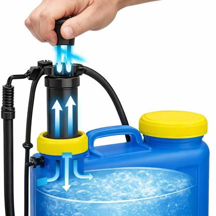 20/12L Knapsack Backpack Sprayer Manual High Pressure Pesticides Weed Killer