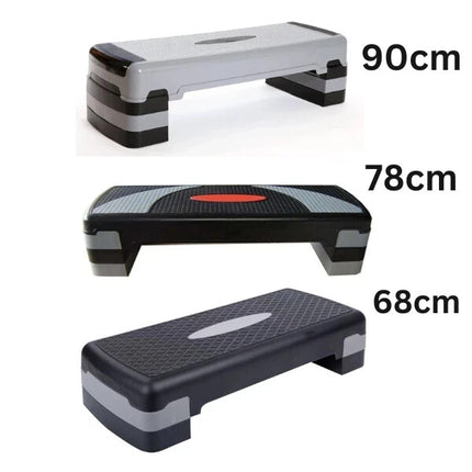Aerobic Stepper Exercise Platform Adjustable Height Fitness Gym Yoga Step Board