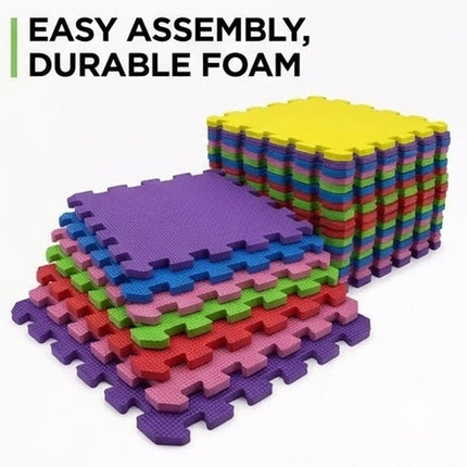 Eva Foam Mat Gym Floor Mats Foam Yoga & Play Thick Interlocking Tiles 30x30cm