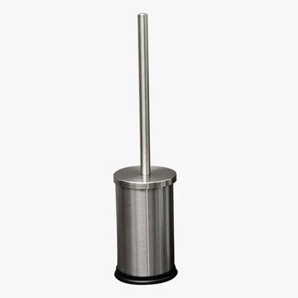 Stainless Steel Toilet Brush & Holder Bathroom WC Cleaning Brush Set Long Handle